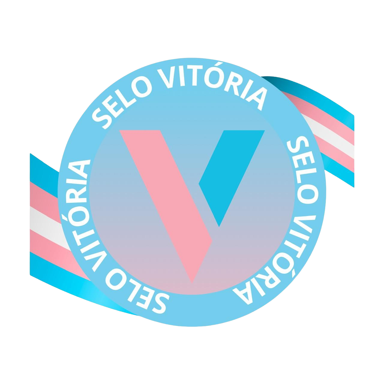 Logotipo circular do Selo Vitória
